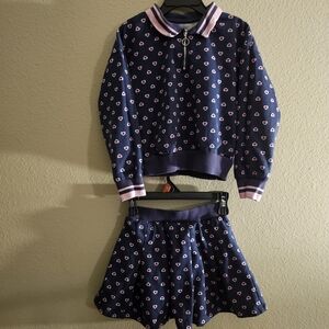 Madden Girl Navy and Pink Kids Matching Set